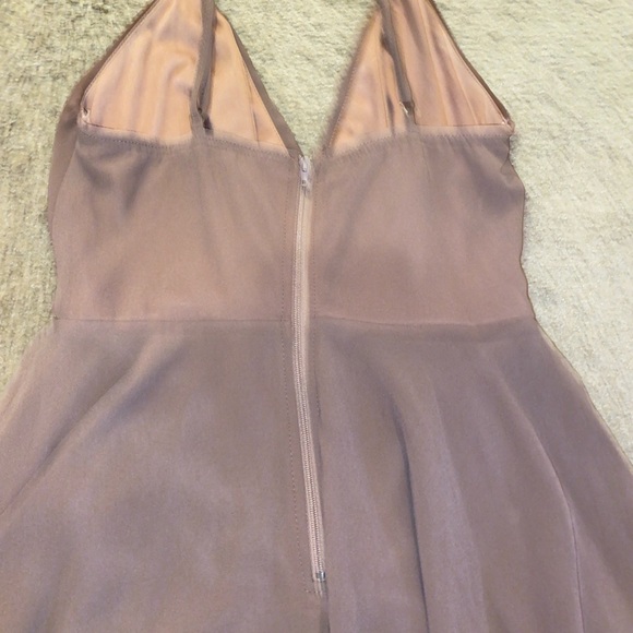 Muave flowy Windsor mini dress - Picture 2 of 6